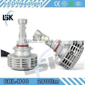 Professional Car conversion kit 30w 3000lm auto h10 head light bulbs with strong heat dissipation