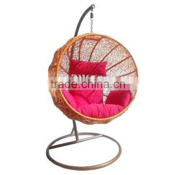 Hammock Rattan Swing Hanging Chair Suspension Seat Lounge Egg Shaped Indoor Swing Chair photo-4