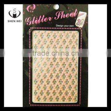 rhinestone gem acrylic rhinestone sheet stickers