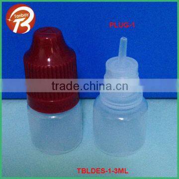 3ml LDPE Long Nozzle Dropper Bottle With Childproof Safety Cap TBLDES-1-3ML photo-4