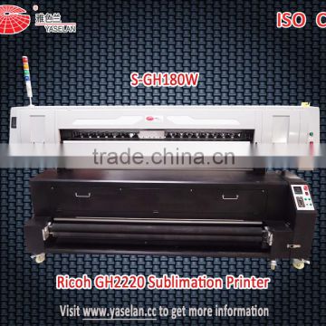 CE certificate factory produce 1.8m sublimation printer machine