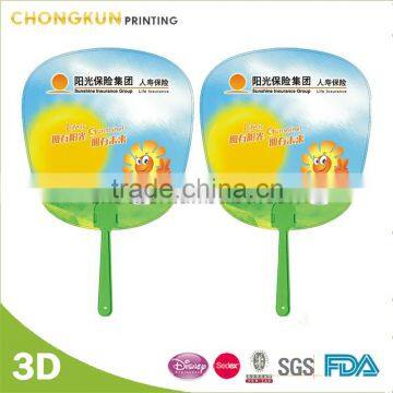 Customize PP Plastic Fan for Promotion