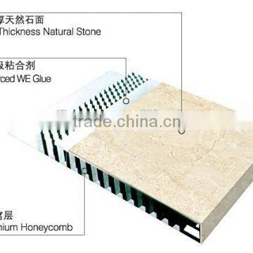 marble stone aluminum honeycomb composite tiles