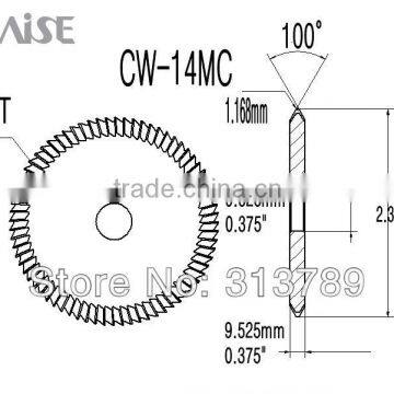 CW14MC HSS key cutters for HPC Blitz,Switch Blitz,CodeMax,Tiger SHARK key cutting machine