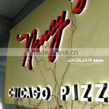 Vinyl Film Apply Side Outdoor Waterproof Mini Embossing Acrylic Led Letter Sign photo-2