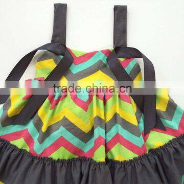 Fashion Style Baby Swing High Quality Kids Cotton Swing Set Pretty Design Swing Top Bloomer Set photo-5