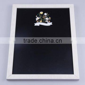Rectangular small children MDF Wooden blackboard with stand for kids