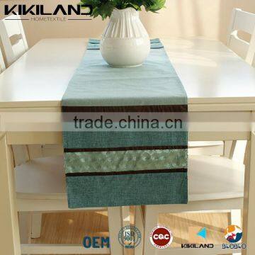 2015 new year spring plain deisgn die cut felt table runner