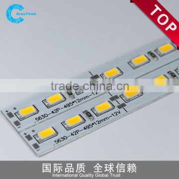 LED rigid strip smd5730 dc12V 84leds/m white color 5730 rigid led strip bar