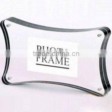 Hot sale transparent acrylic photo frame for home decoration,vacuum forming photo frame