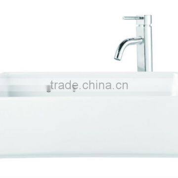 Square ceramic no tap hole Art Vanity Washbasin