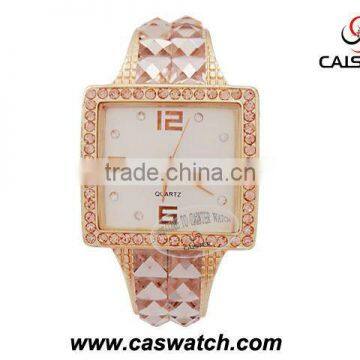 fashion custom rose gold women bling diamond watch real diamonds bracelet watches luxury diamonds watch for ladies