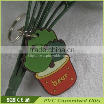 3d soft pvc custom rubber keychain for promotional gifts