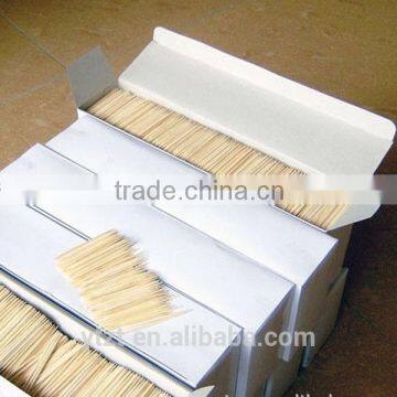 Price for bamboo toothpick in size 2.0X65mm from China manufacturers