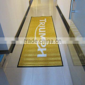 Custom Printed Floor Mat, 100% Polyester Door Mat, Rubber Backing Anti-Slip Mat