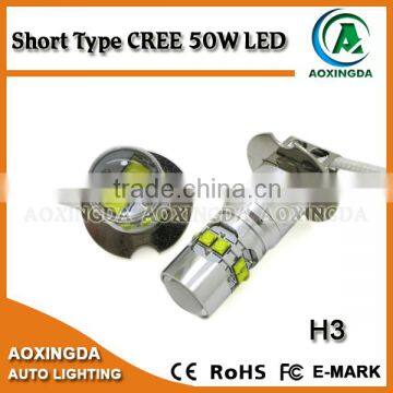 CANBUS 50W CREE XBD chip T10 T15 BA9S BAX9S H1 H3 880 881 PW24W car led bulb
