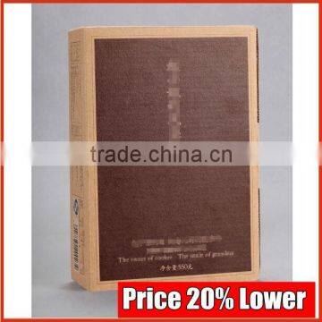 Gold Paperboard Gift Box, High Quality Unprinted Packaging Box Manufacturer