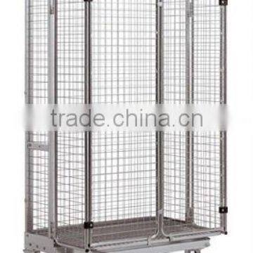 warehouse and clean room security cages trolley