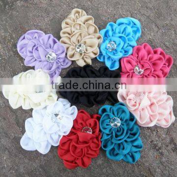 Rhinestone Colorful Hair Accessory Wholesale Scale Shape Fabric Baby Hair Band