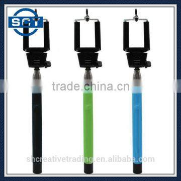 New Monopod Cable Take Pole Selfie Stick for Mobile Phones