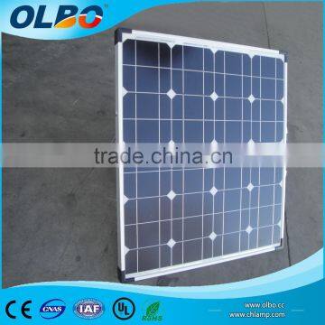 High quality 80W monocrystal silicon solar panel specification