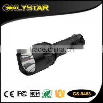 Onlystar GS-9483 hot selling 5 models 250 lumen q5 hight powerful coast flashlight