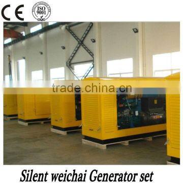 Rainproof shandong weichai silent diesel generator