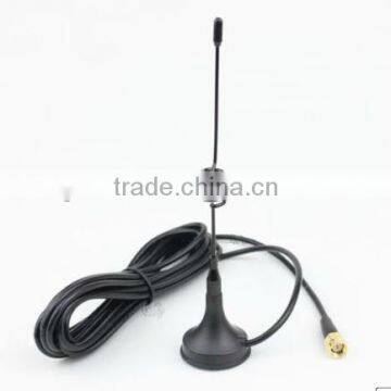 GSM GPRS Antenna 433Mhz 3dbi cable SMA male Magnetic base for Ham 1.5M RG174