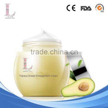 Guangzhou manufacturer supply private label natural best oem papaya breast enlargement cream