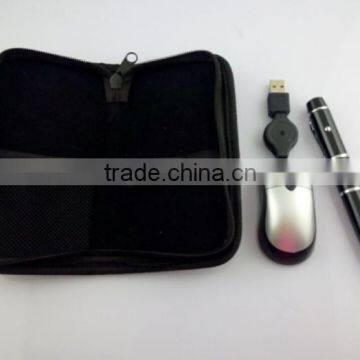 New Business Gift Universal Usb Travel Kit With Mini Mouse USB Pen photo-3