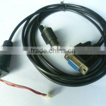 High Quality DB9 F to PS2+HOUSING CABLE