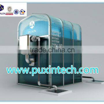 China Puxin Portable Assembled Soft PVC Biogas Plant to Get Biogas for Cooking