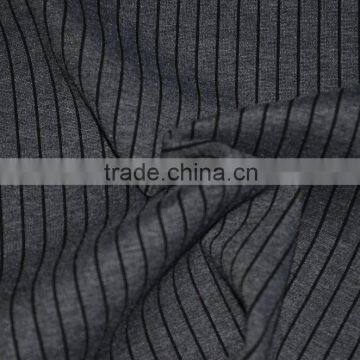 Heather Grey Yarn Dyed Roma knitting fabric
