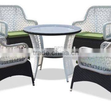 poly rattan furniture cafe chairs and tables