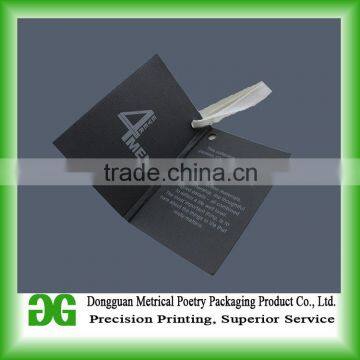 Dongguan Factory Direct Printing Embossed Paper Socks Hang Tags with Cartoon Logo