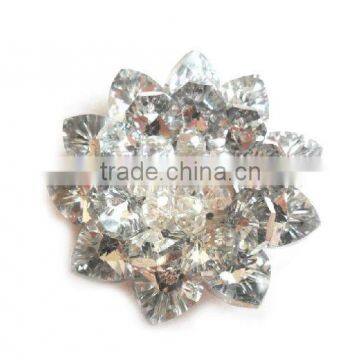 2013 New design DIY crystal stone lotus flower accessories H-195