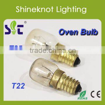 Hot Sale T22 T25 15W 25W Halogen Replacement Bulb Convection Oven Light Bulb