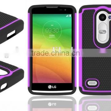 For LG Leon C40 hard plastic protective back cover