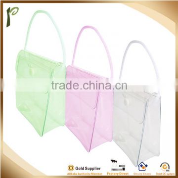 Popwide 2016 Wholesale Easy Carry Transparent Multi-function PVC bag, Waterproof Packing Bag