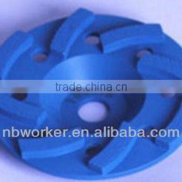 100mm diamond cup wheel for concrete grinding,10mm thickness segment