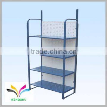 4 tiers floor black supermarket metal fruit and vegetable display fruit shelf