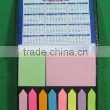 Sticky note /memo set / promotion gift / memo book with calendar