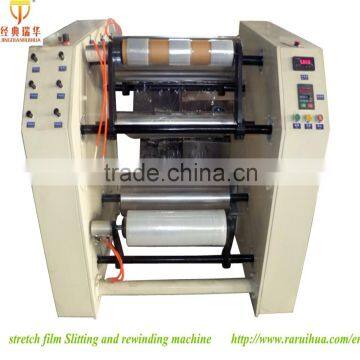 stretch film slitter rewinder machine