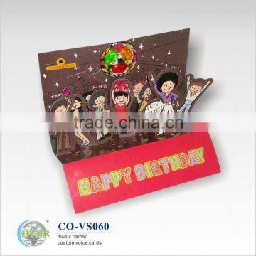 Musical Greeting Card/season greeting cards/promotion greeting cards/handmade greeting cards/video/recording greeting cards