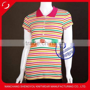 custom wholesale 100 cotton polo shirt design