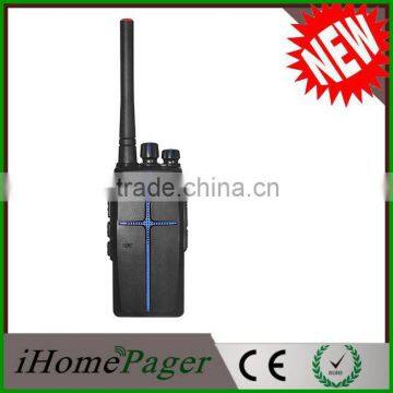 Wireless two way radio intercom system for hospital school