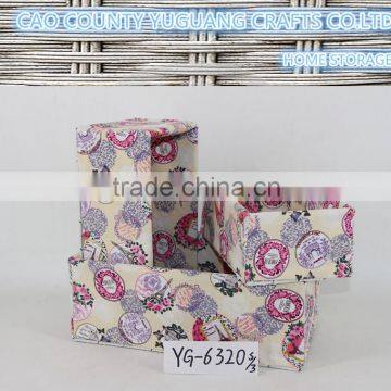 custom colored fabric bread storage basket with metal rack wholesale