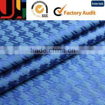 2014 Fashion Cotton Polyester Jacquard Elastic Fabric for Women Dress