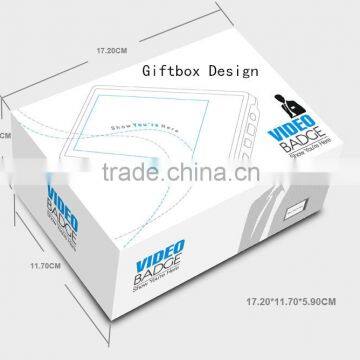 Silver/ Black Color Led Video Name Tag/led Name Badge for Advertisement /digital Magnetic Name Badge in Exhibition photo-6