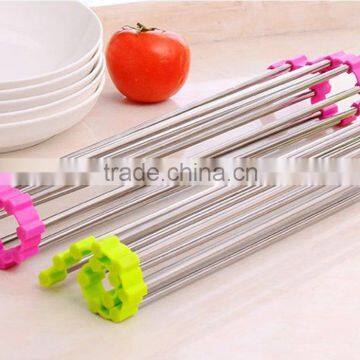 Best Large Commercial Kitchen Folding Over The Sink Compact Stainless Steel Dish Rack, Dish Drying Rack